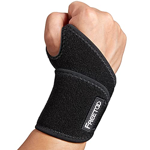 FREETOO Air Mesh Wrist Brace for Carpal Tunnel support for pain