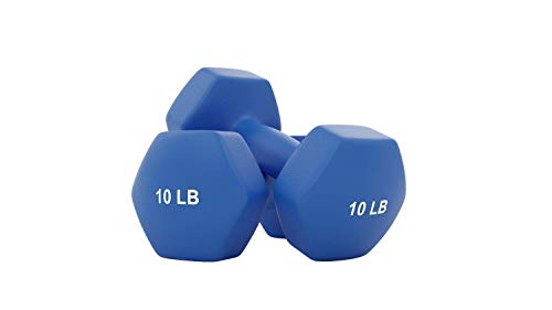 Neoprene Dumbbells Weights 90Lb Set 10 Lb 15 Lb 20 Lb Hyland