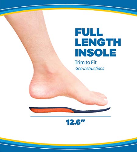 Dr. Scholl’s Extra Support Insoles Superior Shock Absorption and Reinforced Arch Support for Big & Tall Men to Reduce Muscle Fatigue So You Can Stay on Your Feet Longer (for Men's 8-14)