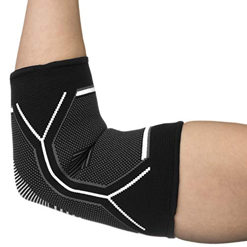 FEATOL Bicep Tendonitis Brace Compression Sleeve Support, X-Large, Black
