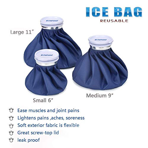 My Heating Pad Foot and Ankle Gel Pack - Reusable Gel Ice Pack with Elastic Fastener - Cold Packs for Post-Surgery or Sport Injuries, Flexible Ice