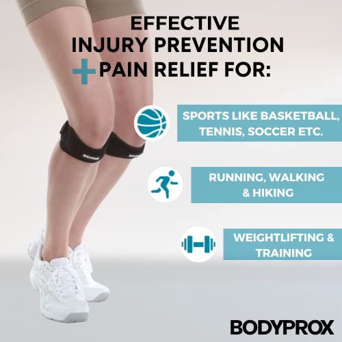 Patella Tendon Knee Strap 2 Pack, Knee Pain Relief Support Brace Hikin –  Hyland Sports Medicine