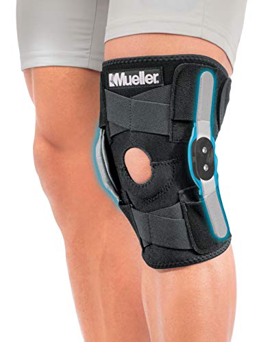 Mueller Sports Medicine Adjustable Hinged Knee Brace, Black/Gray, One –  Hyland Sports Medicine
