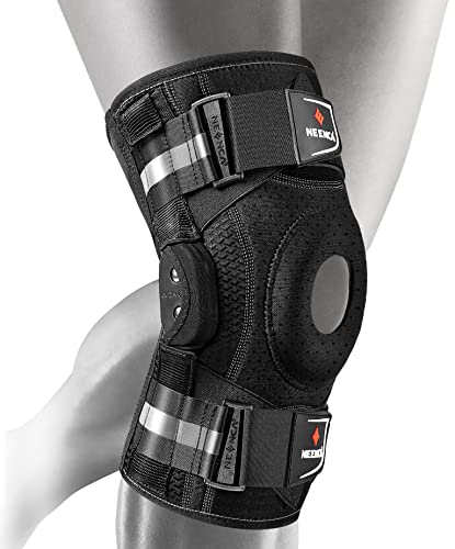 NEENCA Professional Knee Brace for Knee Pain, Adjustable Hinged