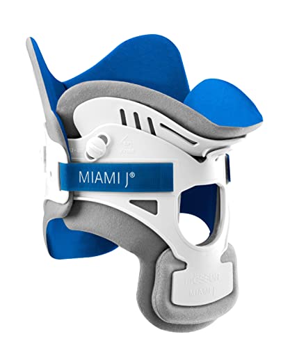 Ossur Miami J Cervical Neck Collar - Relieves Pain & Pressure on Spine | C-Spine Vertebrae Immobilizer | Semi-Rigid Pads for Patient Comfort | MJ-250 X-Small