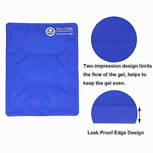 My Heating Pad Foot and Ankle Gel Pack - Reusable Gel Ice Pack with Elastic Fastener - Cold Packs for Post-Surgery or Sport Injuries, Flexible Ice