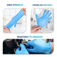 PROMEDIX P Nitrile Gloves 100Pcs 400Pcs,Gloves Disposable Latex Free,Disposable Gloves for Househode,Food safe (Blue Box of 400, XL)