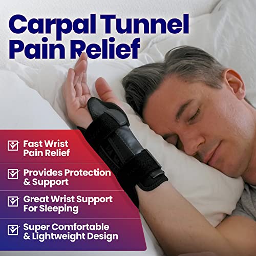 Carpal Tunnel Wrist Brace Night Support - Wrist Splint Arm