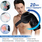 REVIX XL Shoulder Ice Pack Rotator Cuff Cold Therapy, Reusable Gel Ice Pack Shoulder Wraps for Pain, Swelling, Tendonitis and Shoulder Surgery, Long-Lasting Shoulder Compression, Black