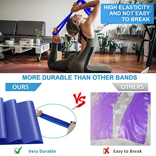 Resistance Bands Set,Latex Elastic Bands,High Stretch Resistance Bands for  Resistance Training, Physical Therapy, Home Workouts