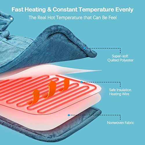 Heating Pad for Neck and Shoulders, 2lb Large Weighted Neck Heating Pa –  Hyland Sports Medicine