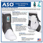 Med Spec 264014 ASO Ankle Stabilizer, Black, Medium