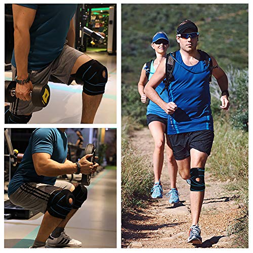 Doufurt Knee Brace with Side Stabilizers for Meniscus Tear Knee Pain ACL MCL Injury Recovery Adjustable Knee Support for Men and Women…