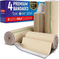 Premium Elastic Bandage Wrap - (Pack of 4) - Cotton Latex Free Compression Bandage Wrap - 4” & 6” Self-Closing - Washable & Reusable